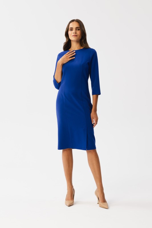 Dámské denní šaty S350 královský modrá - Stylove - Dámské oblečení šaty