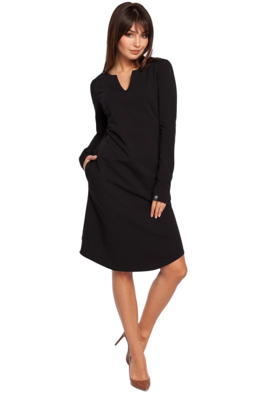 Dámské šaty B017 černé - BeWear - Dámské oblečení šaty
