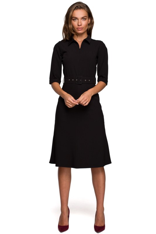 Dámské šaty S231 černé - Stylove - Dámské oblečení šaty