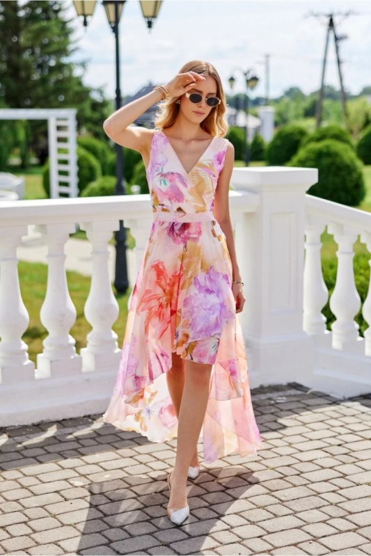 Dámské šaty SUK0401 58D /198336 Multicolor - Roco Fashion