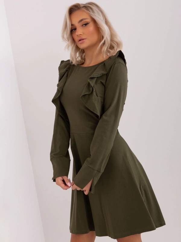 Dámské šaty EM SK HW 20 395.34P khaki - Lily Rose