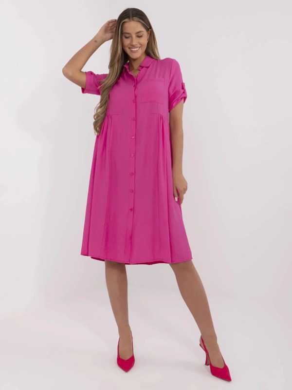 Dámské šaty MI SK A2275.09 fuchsiové - FPrice