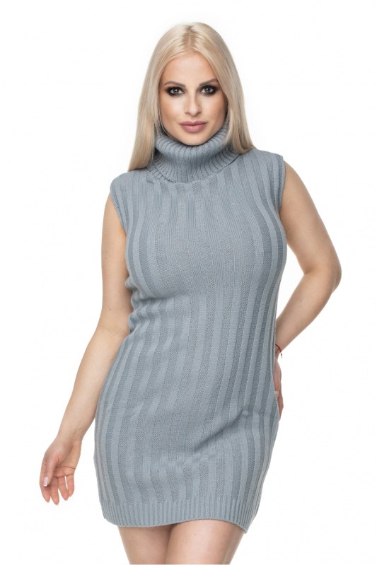Dámské šaty s žebrovanou strukturou model 132039 PeeKaBoo