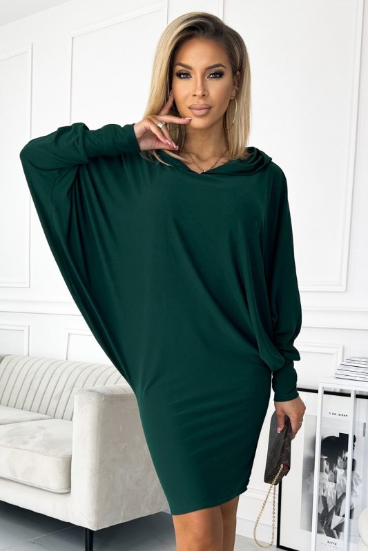 Dámské šaty s kapucí model 175013 Numoco