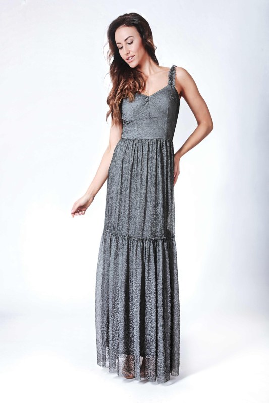 Dlouhé šaty model 184333 Marselini - Dámské oblečení šaty