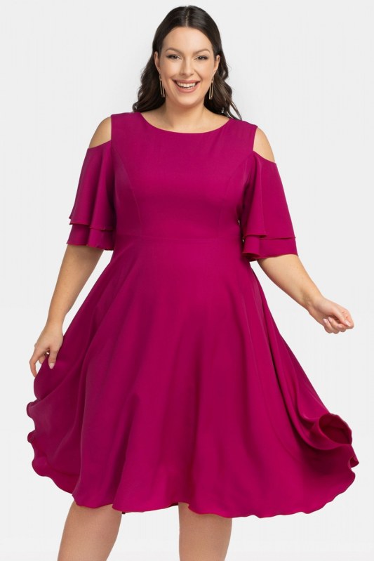 šaty plus size model 198330 Karko - Dámské oblečení šaty