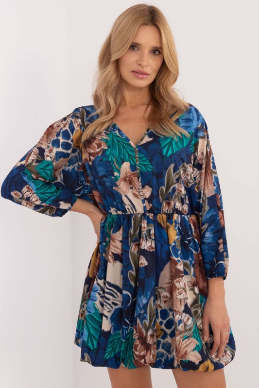 Dámské šaty s květinovým vzorem model 202007 Italy Moda