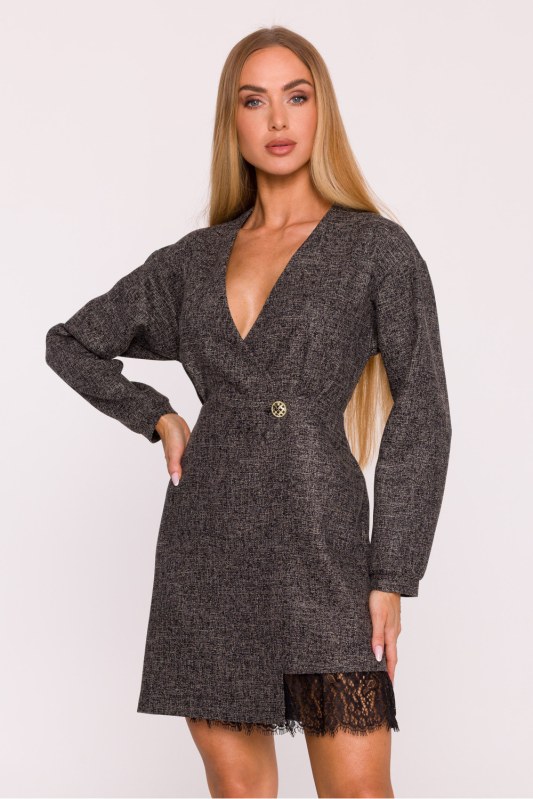 Dámské šaty s krajkou model 216630 Moe
