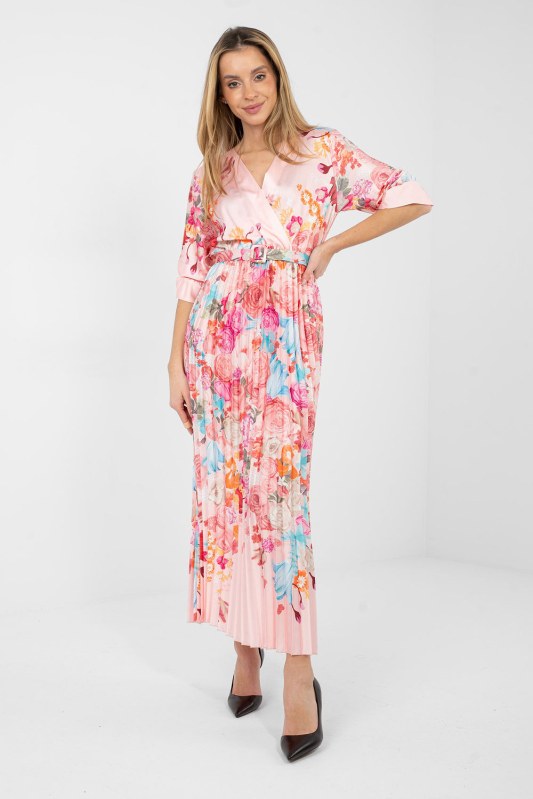Dámské šaty s květinovým vzorem model 224871 Italy Moda