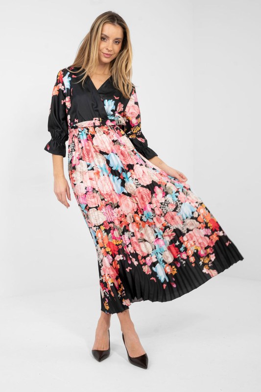 Dámské šaty s květinovým vzorem model 224873 Italy Moda