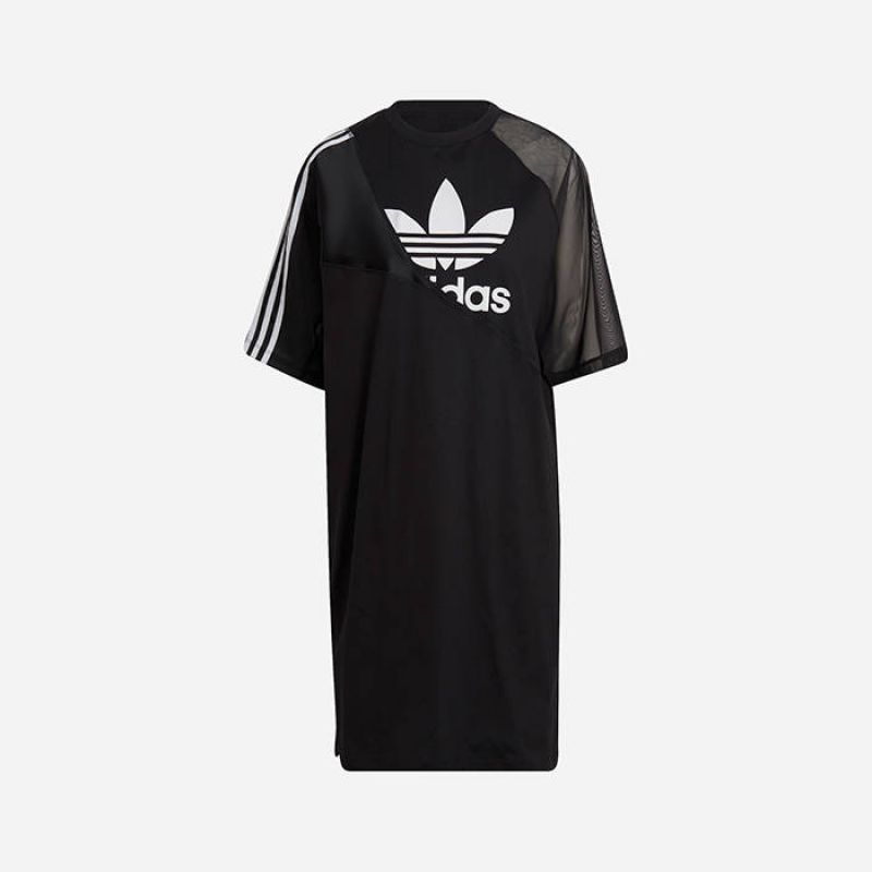 Dámské tričko Adicolor Split Trefoil W HC0637 - Adidas - šaty