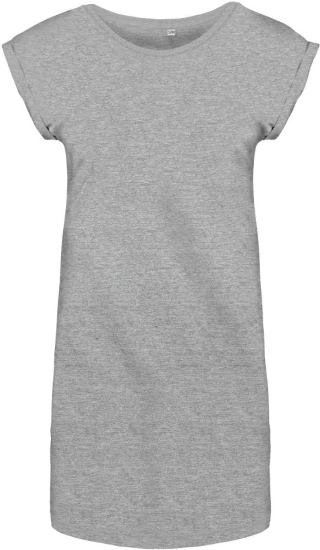 Kariban K 388 Tričkové šaty 20.K388 light grey heather