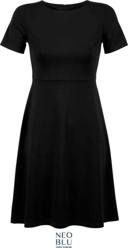 NEOBLU Camille Šaty s krátkým rukávem 24.3171 deep black