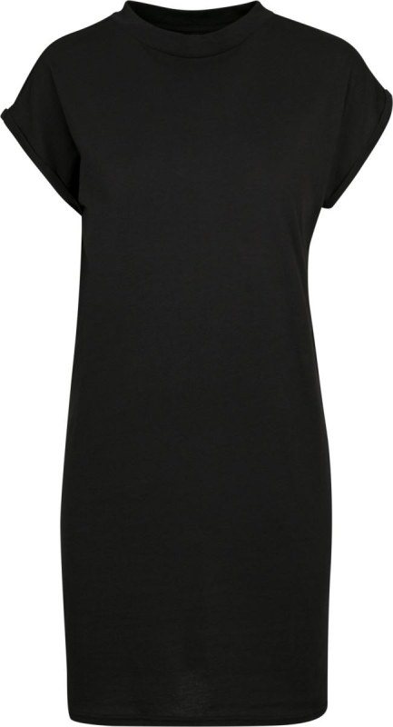 Build your Brand BY 101 Tričkové šaty se stojáčkem 56.0101 black