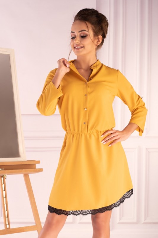 Jentyna Žluté šaty - Merribel - Dámské oblečení šaty