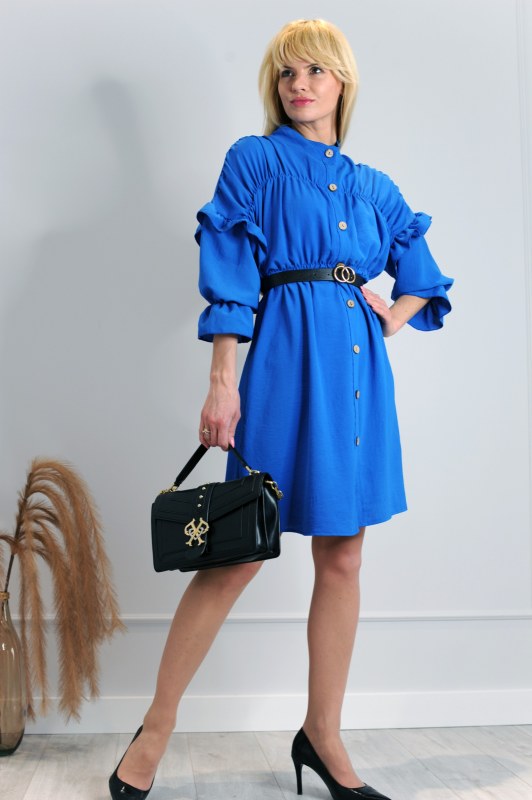 Zorola Modré šaty - Merribel - Dámské oblečení šaty