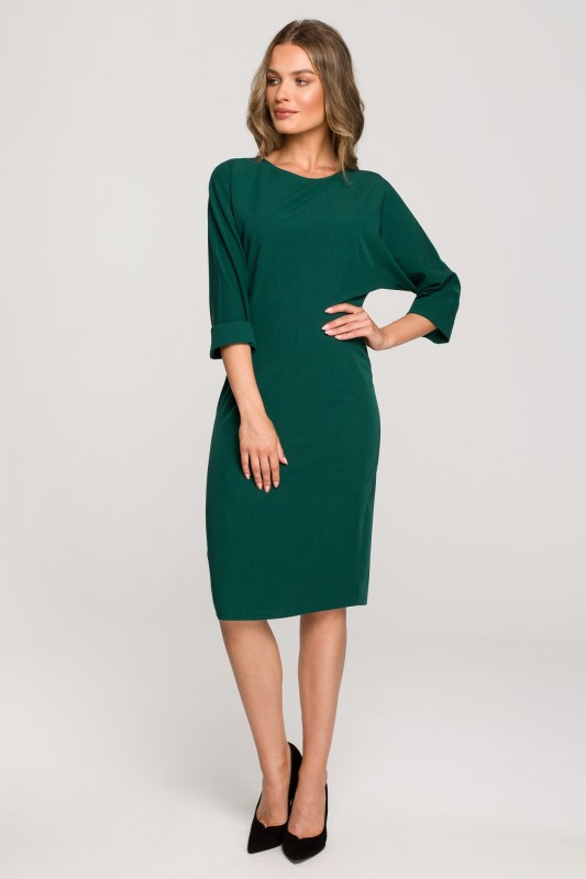 Stylove Dress S324 Green - Dámské oblečení šaty