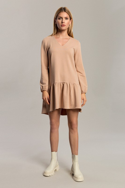 Dámské šaty Benedict Harper Dress Rose Beige - Dámské oblečení šaty