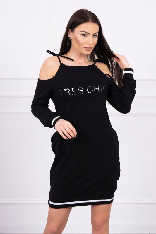 Šaty Tres Chic černé - Dámské oblečení šaty