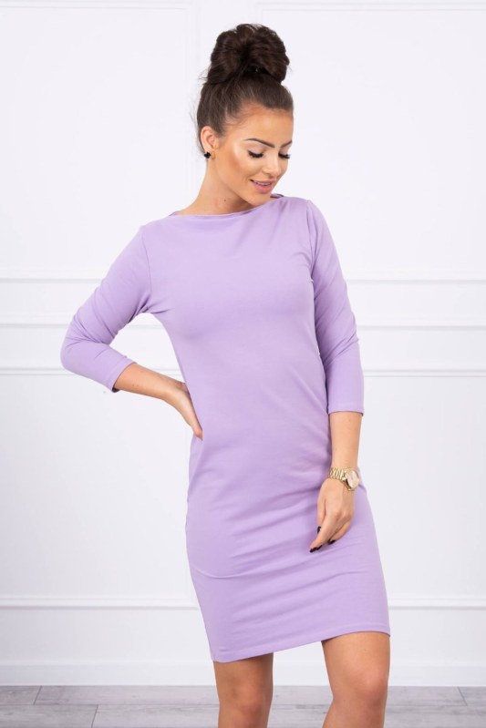 Šaty klasické fialové - Dámské oblečení šaty
