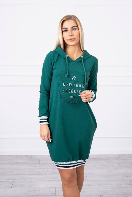 Šaty Brooklyn tmavě zelené Šaty Brooklyn tmavě zelené - Dámské oblečení šaty
