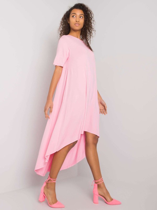 Světle růžové šaty Casandra RUE PARIS - Dámské oblečení šaty