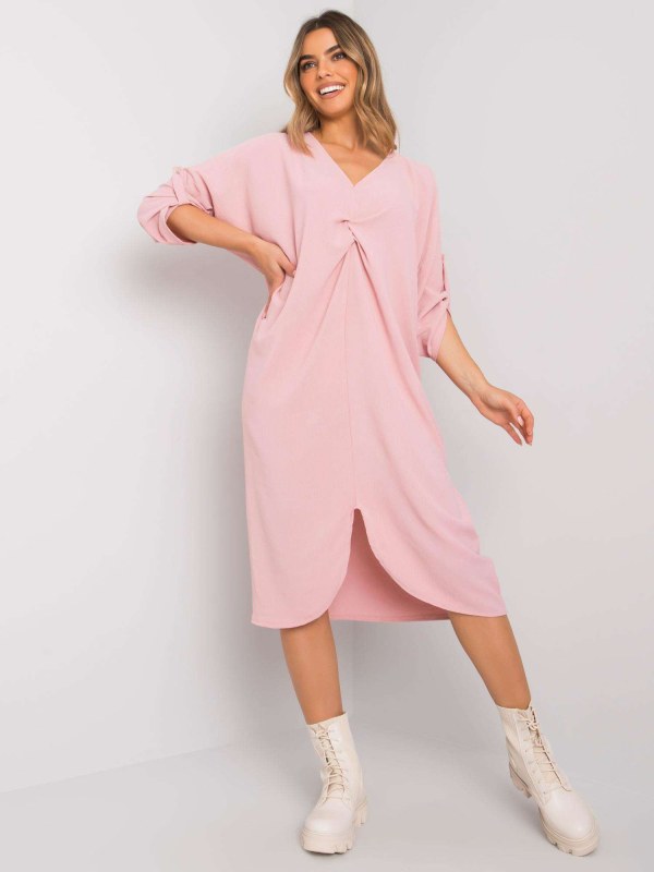 Špinavé růžové volné šaty od Dorsey - Dámské oblečení šaty