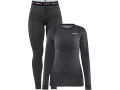 Craft Corporate Wool Merino Set W Dámská sada merino spodního prádla 81.9710 black melange