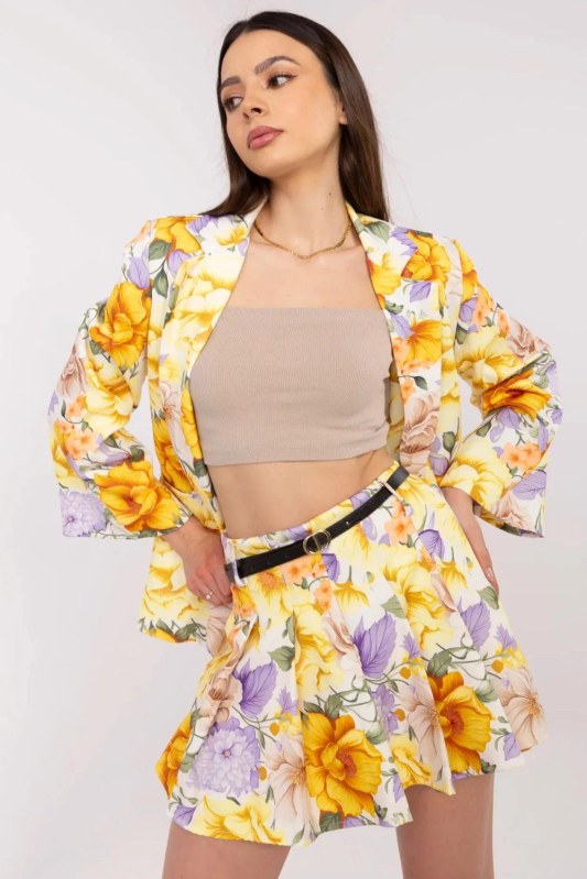 Souprava s květinovým vzorem model 212289 Italy Moda