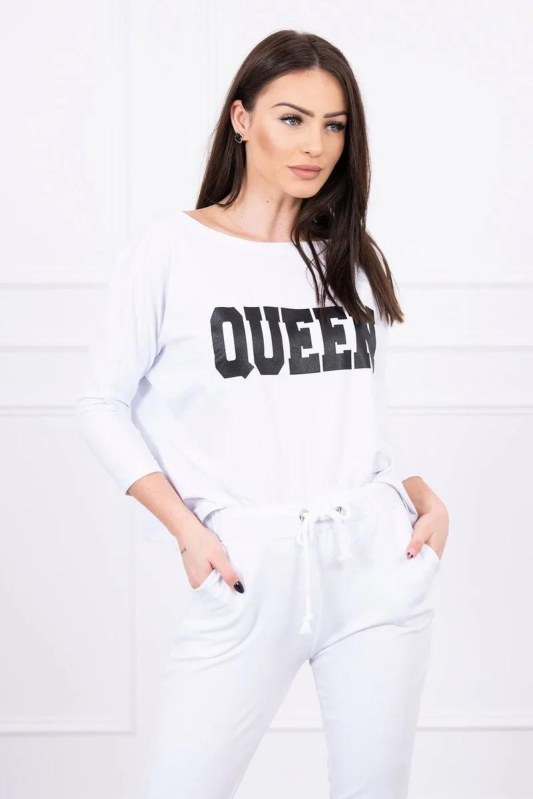 Tištěná sada Queen white