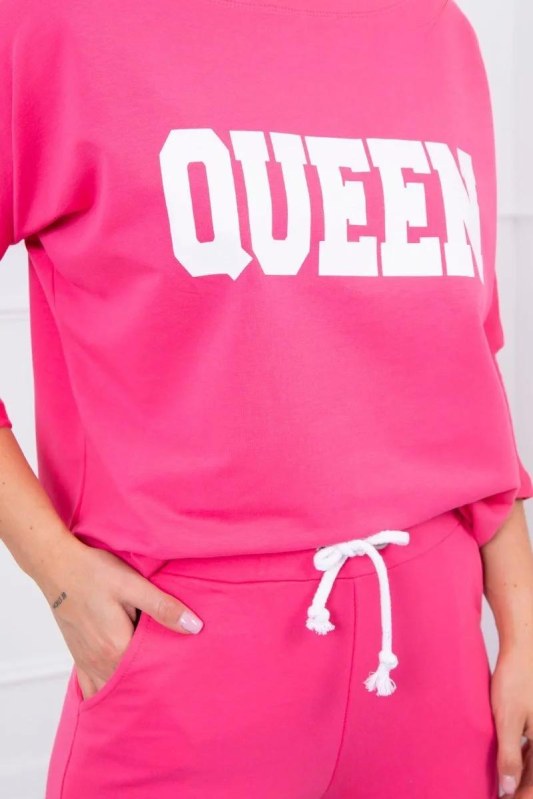 Sada s potiskem Queen fuchsia