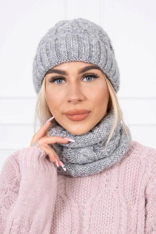 Dámská souprava K153 šedá - Dámské oblečení soupravy a&nbsp;komplety