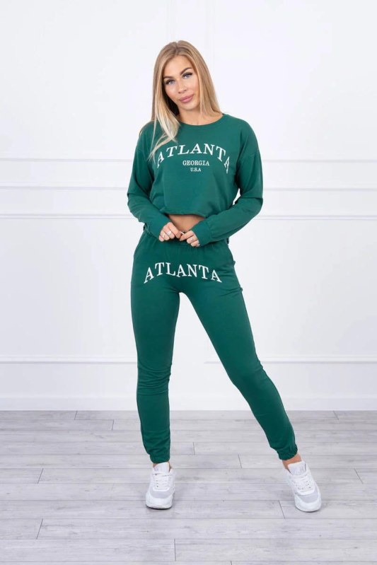 Atlanta tištěná sada zelená