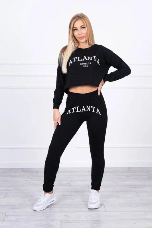Atlanta tištěná sada černá