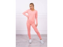 Tepláková souprava v&nbsp;meruňkové barvě