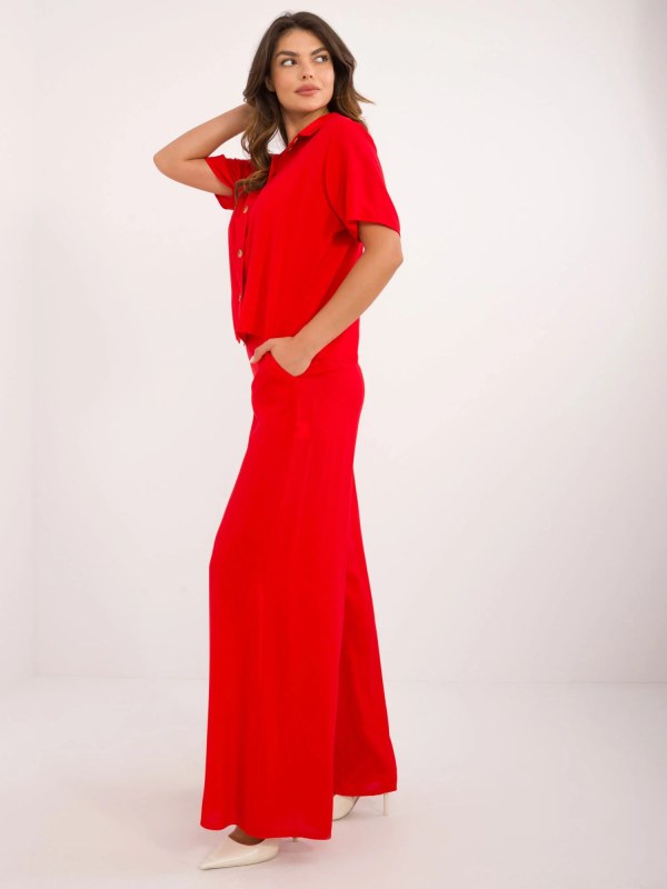 Dámský komplet LK KMPL 509714.20 Červená - Lakerta - Dámské oblečení soupravy a&nbsp;sady