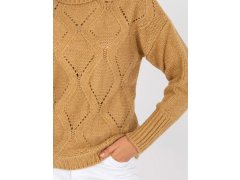 Dámský svetr LC SW 3019 velbloudí - FPrice