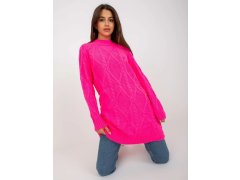 Dámský svetr 8012.88P fluo růžový - FPrice