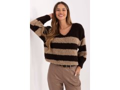 Svetr s&nbsp;proužky model 219225 Italy Moda