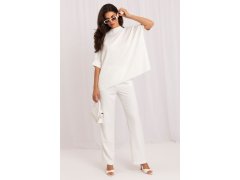 Svetr s krátkým rukávem oversize model 231501 Italy Moda