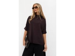 Svetr s krátkým rukávem oversize model 231504 Italy Moda