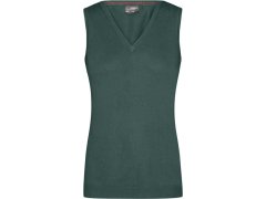 Daiber JN 656 Dámská svetrová vesta s výstřihem do V 02.0656 forest green
