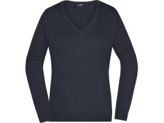 Daiber JN 658 Dámský svetr s&nbsp;výstřihem do V 02.0658 black