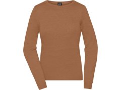 Daiber JN 1313 Dámský svetr s kulatým výstřihem 02.1313 camel