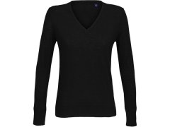 NEOBLU Sullivan Women Dámský svetr s&nbsp;výstřihem do V 24.3988 deep black