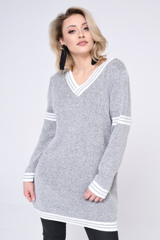 Dámský dlouhý svetr model 140384 - Vitesi - Dámské oblečení svetry