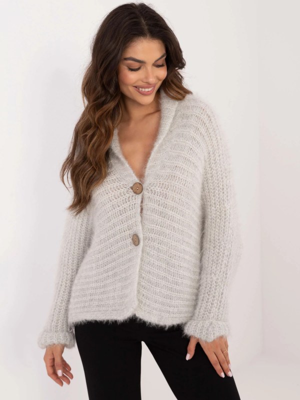 Dámský svetr TW SW BI 25002.88P Světle šedá - FPrice - Dámské oblečení svetry