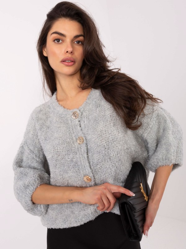 Dámský svetr IT SW 72987.00 Světle šedá - FPrice