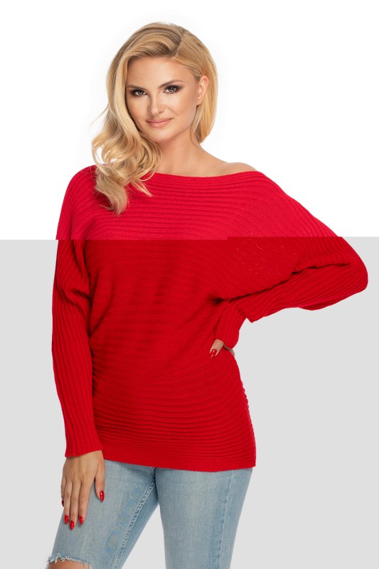 Svetr s žebrovanou strukturou model 146916 PeeKaBoo