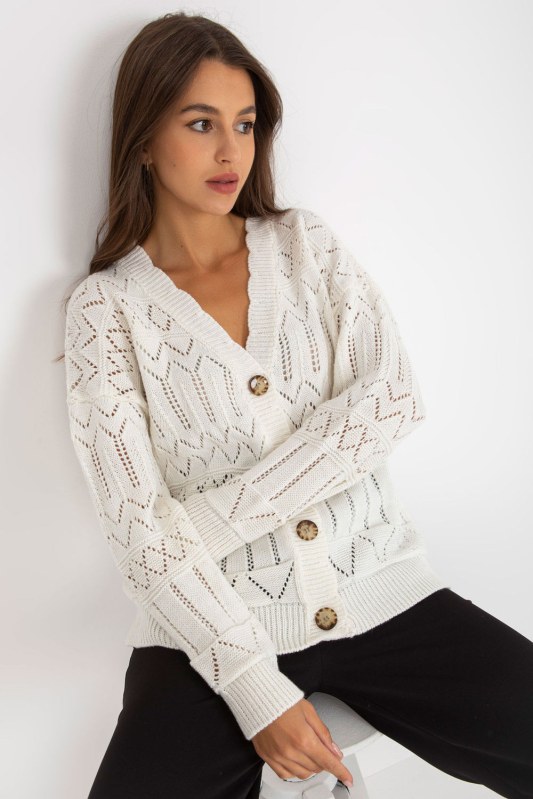 Svetr na zapínání model 175414 Rue Paris Svetr na zapínání model 175414 Rue Paris - Dámské oblečení svetry